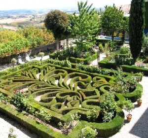 Jardins à la francaise , la terrasse de Lautrec