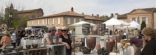 Marché européen de la Céramique Contemporaine à Giroussens 28-29 Avril 2012